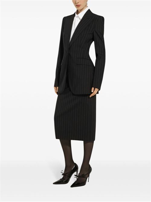 Pinstripe midi skirt DOLCE & GABBANA | F4CS8TFRBDKS8051